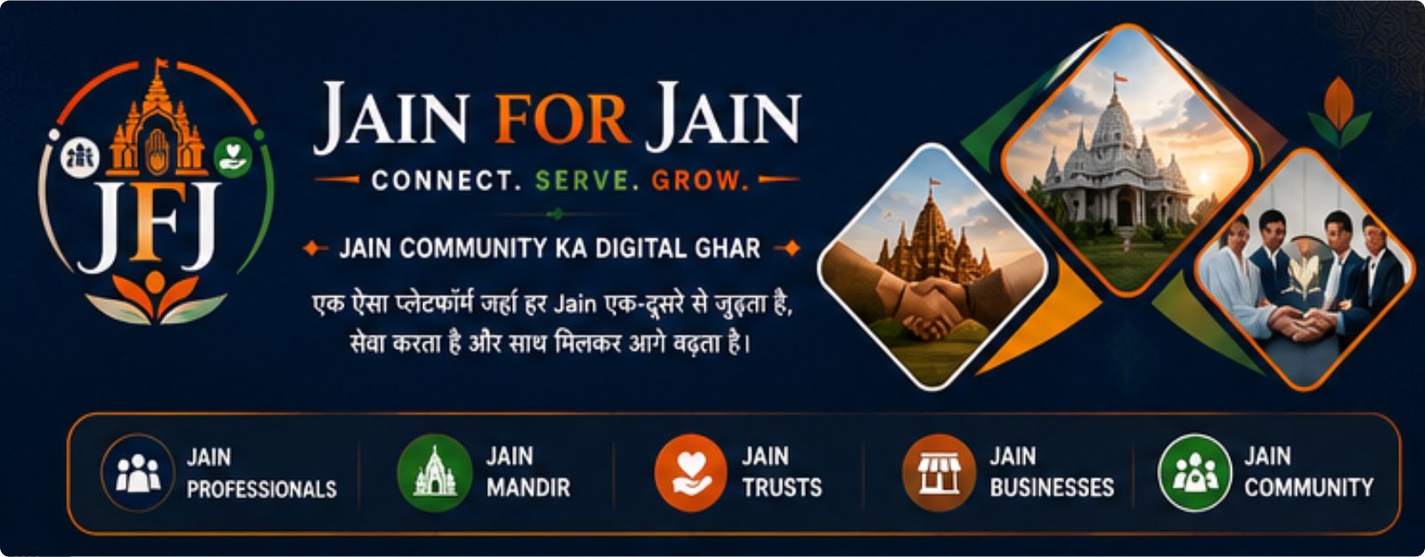 Jain for Jain Connect serve
