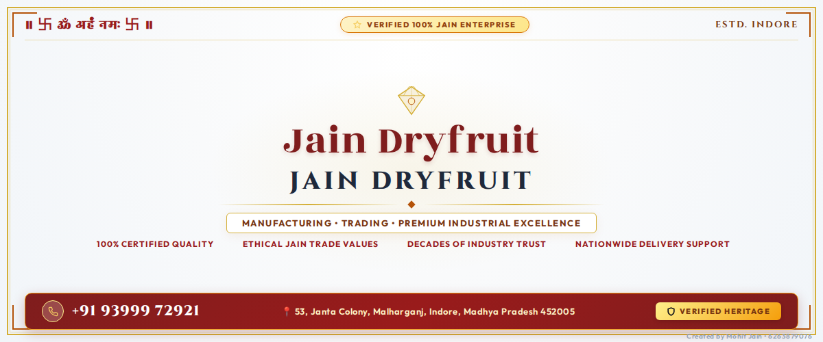 Jain Dryfruit Banner