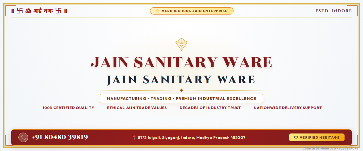 JAIN SANITARY WARE Banner