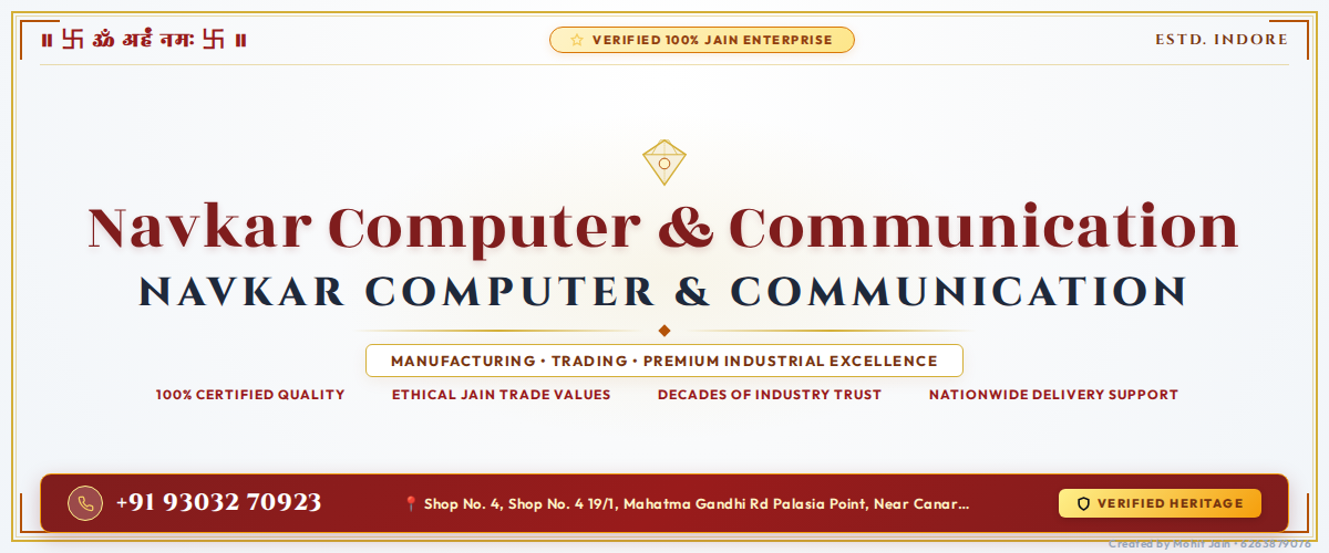 Navkar Computer & Communication Banner