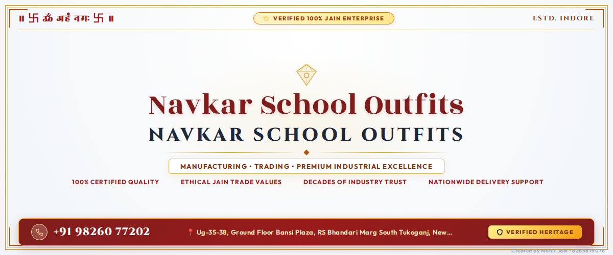 Navkar School Outfits Banner