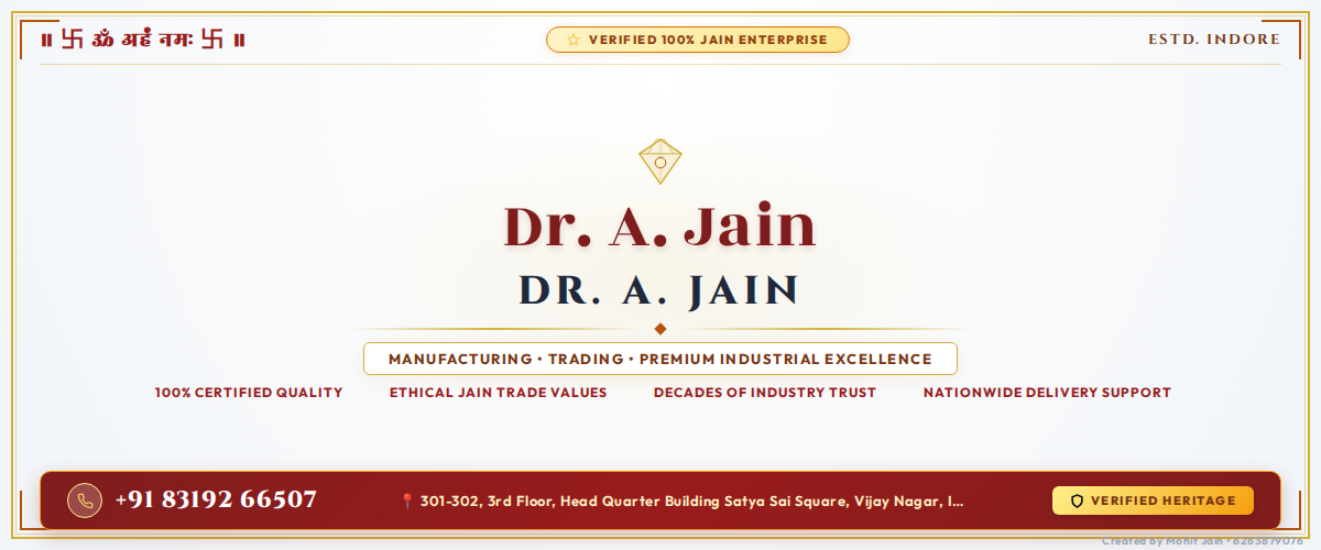 Dr. A. Jain Banner