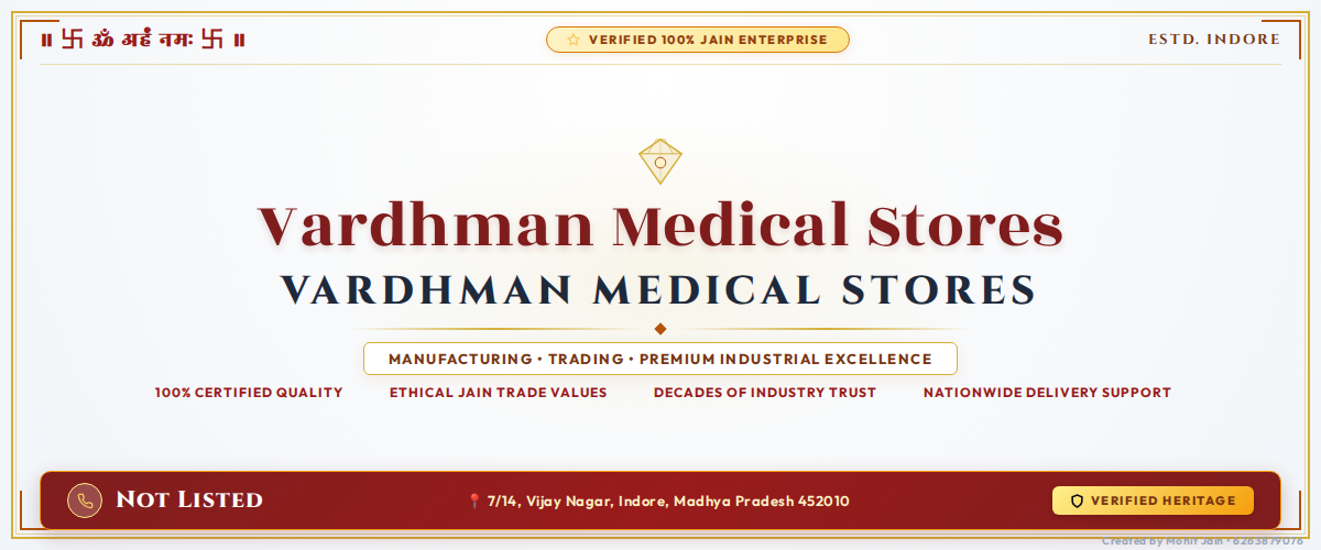 Vardhman Medical Stores Banner