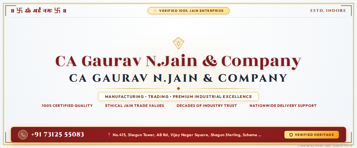 CA Gaurav N.Jain & Company Banner