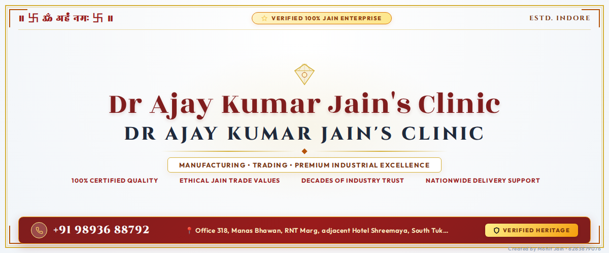 Dr Ajay Kumar Jain's Clinic Banner