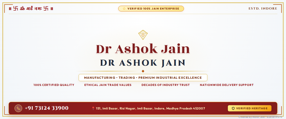 Dr Ashok Jain - Indore Banner