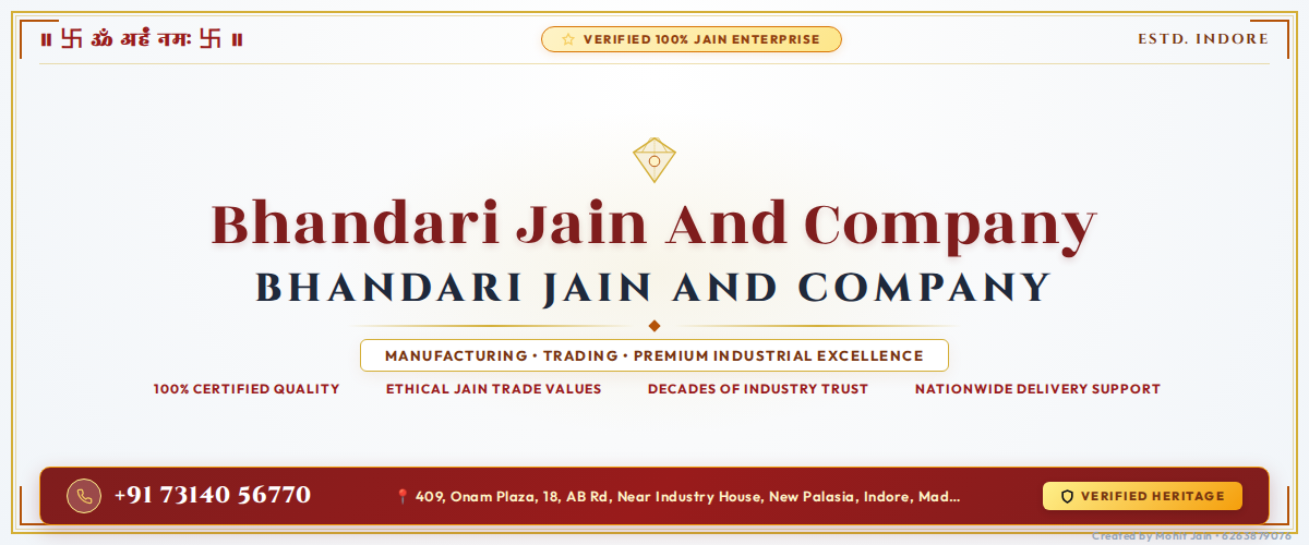 Bhandari Jain And Company - Indore Banner