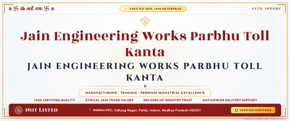 Jain Engineering Works Parbhu Toll Kanta Banner
