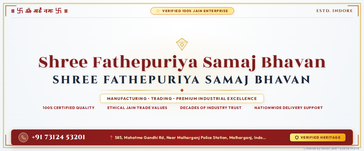 Shree Fathepuriya Samaj Bhavan Banner