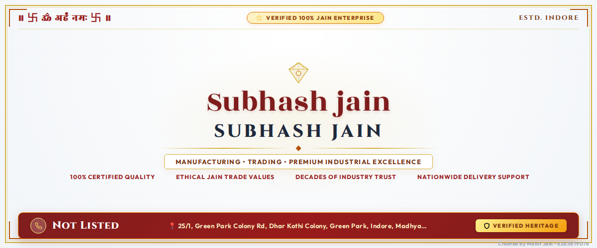 Subhash jain Banner