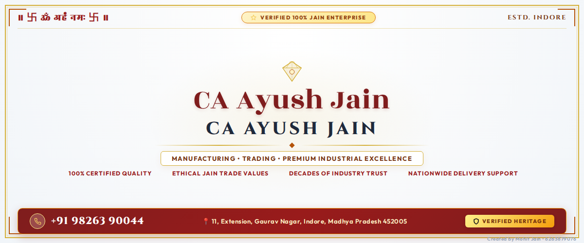 CA Ayush Jain Banner
