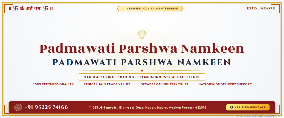 Padmawati Parshwa Namkeen Banner