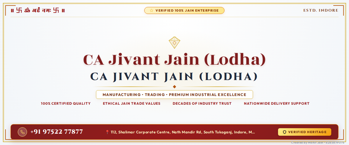 CA Jivant Jain (Lodha) Banner