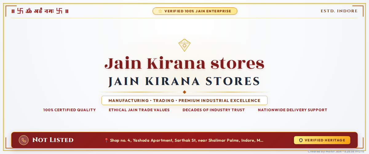 Jain Kirana stores Banner