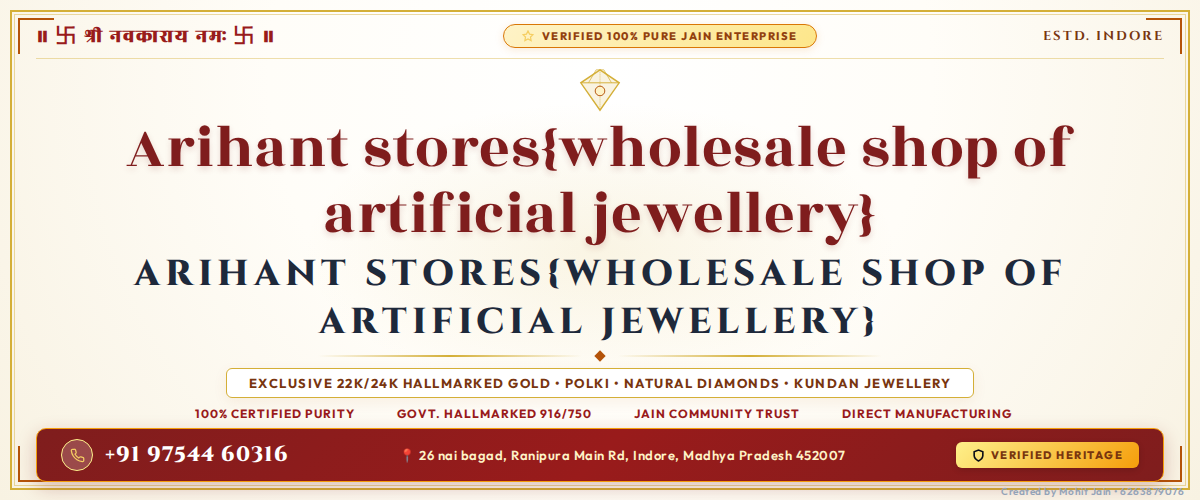 Arihant stores{wholesale shop of artificial jewellery} Banner