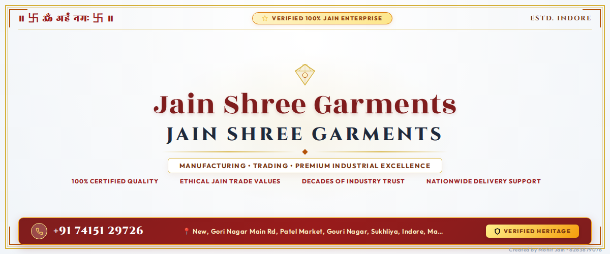 Jain Shree Garments Banner