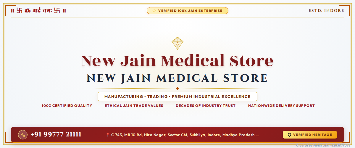 New Jain Medical Store Banner