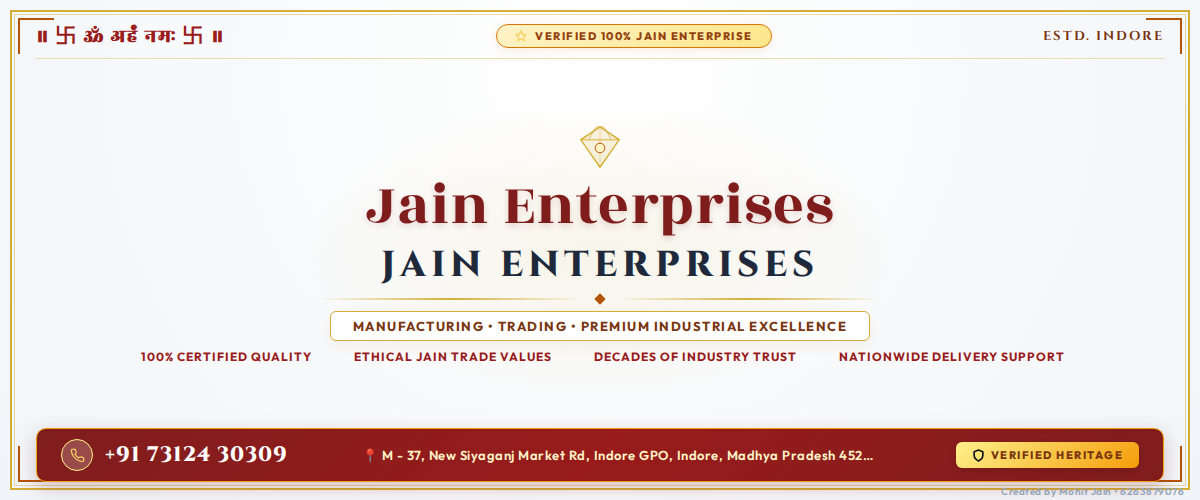 Jain Enterprises - Indore Banner