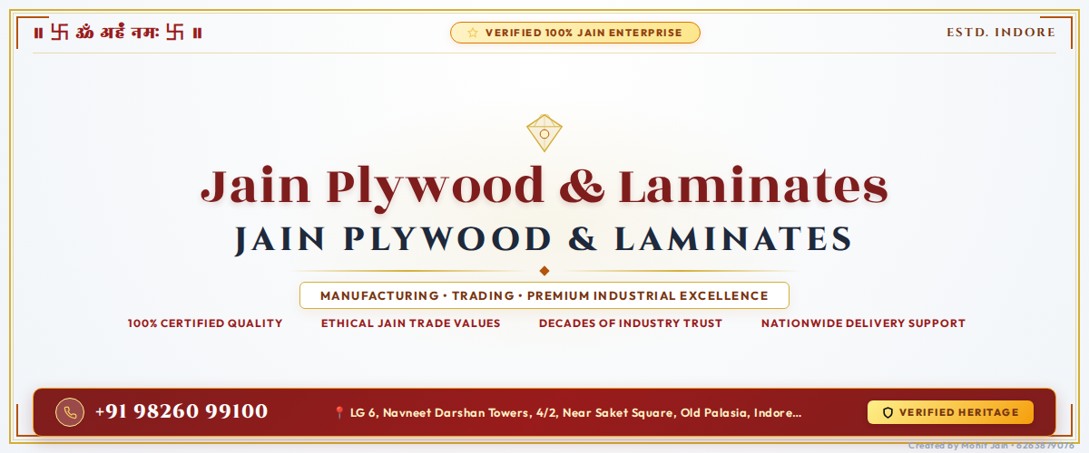 Jain Plywood & Laminates Banner
