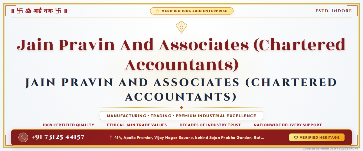 Jain Pravin And Associates (Chartered Accountants) Banner