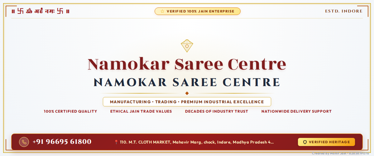 Namokar Saree Centre Banner