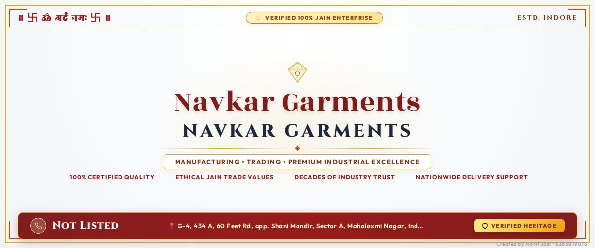 Navkar Garments Banner