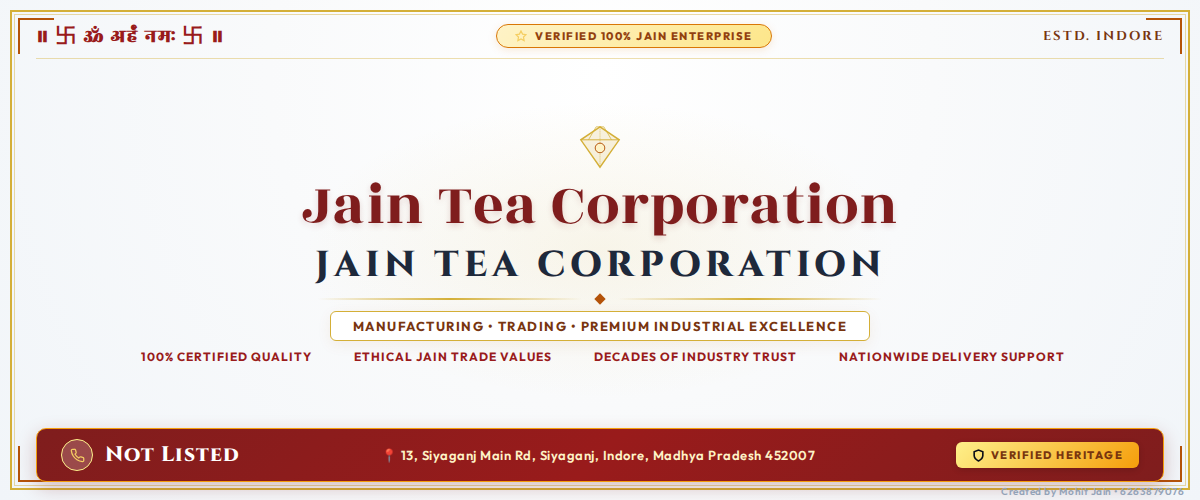 Jain Tea Corporation Banner