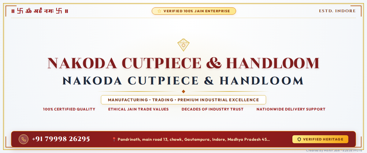 NAKODA CUTPIECE & HANDLOOM Banner
