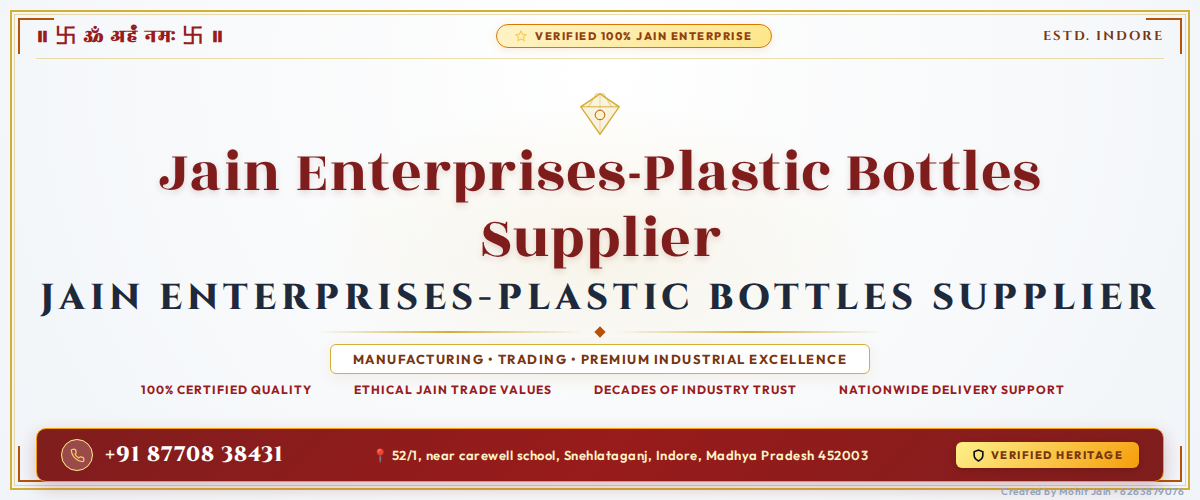 Jain Enterprises-Plastic Bottles Supplier Banner