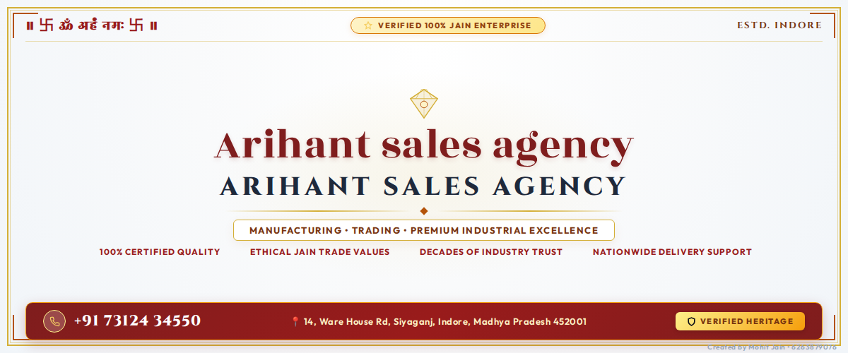 Arihant sales agency Banner