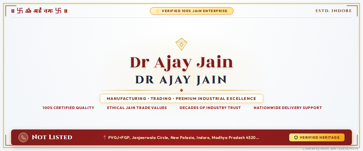 Dr Ajay Jain - Indore Banner