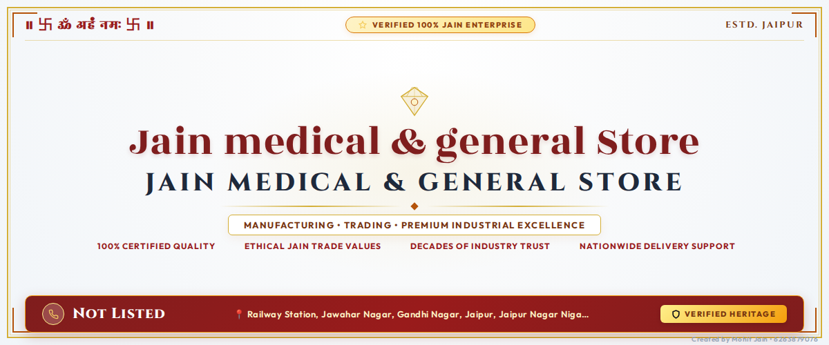 Jain medical & general Store Banner