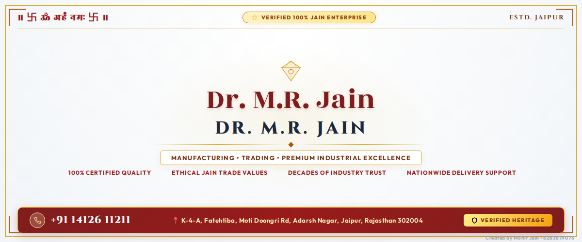 Dr. M.R. Jain Banner