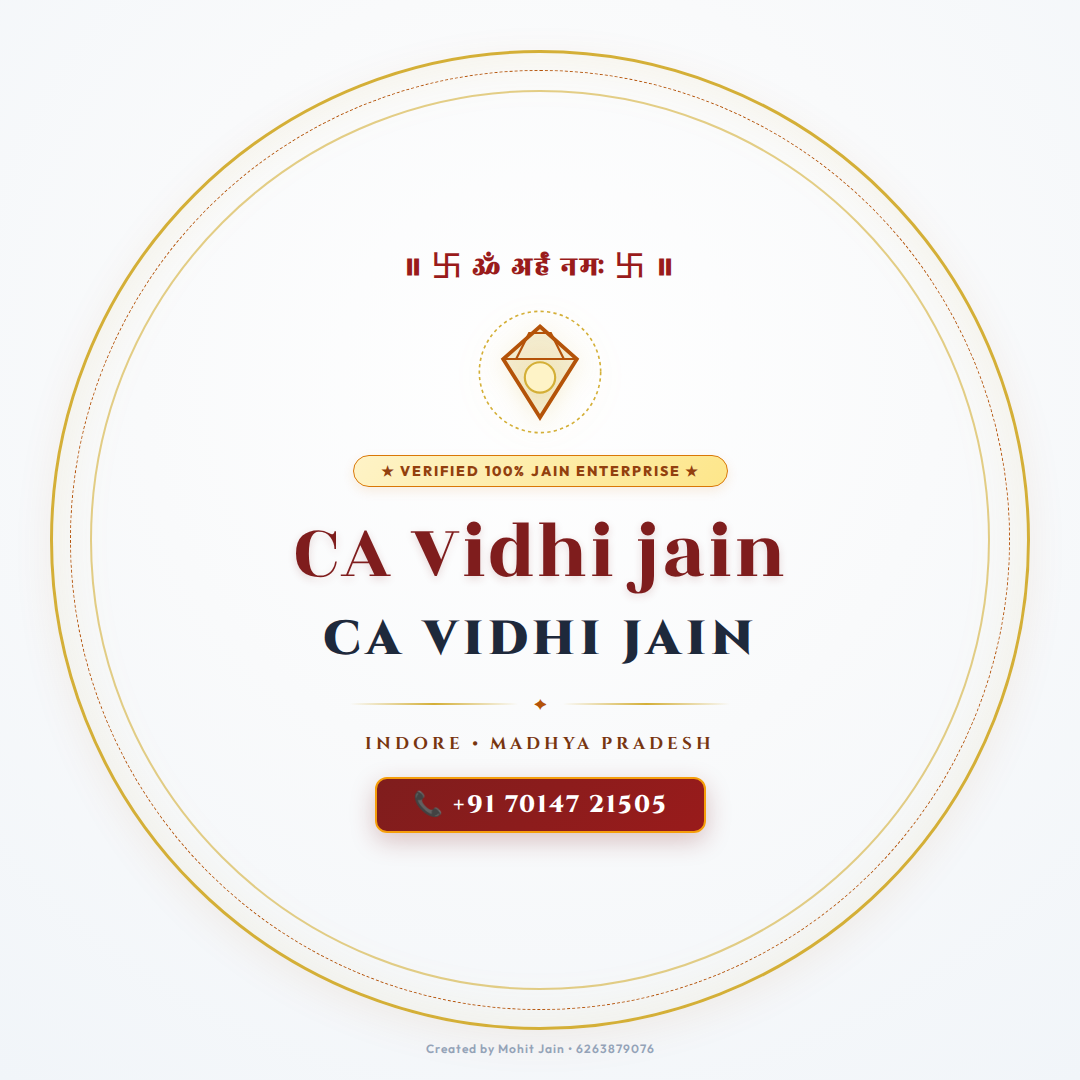 CA Vidhi jain