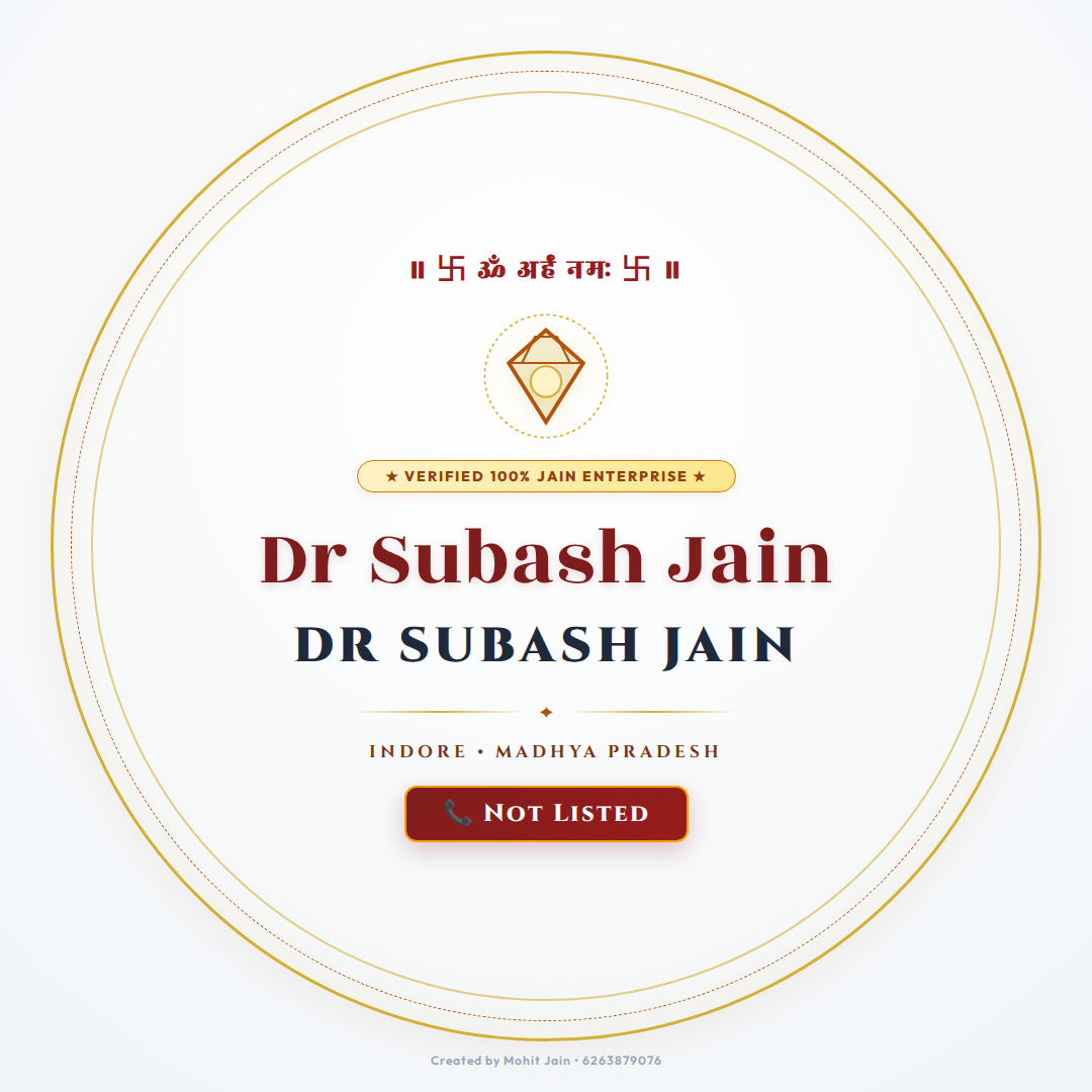 Dr Subash Jain