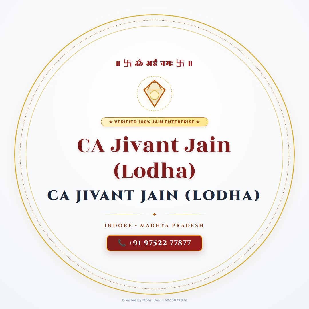 CA Jivant Jain (Lodha)