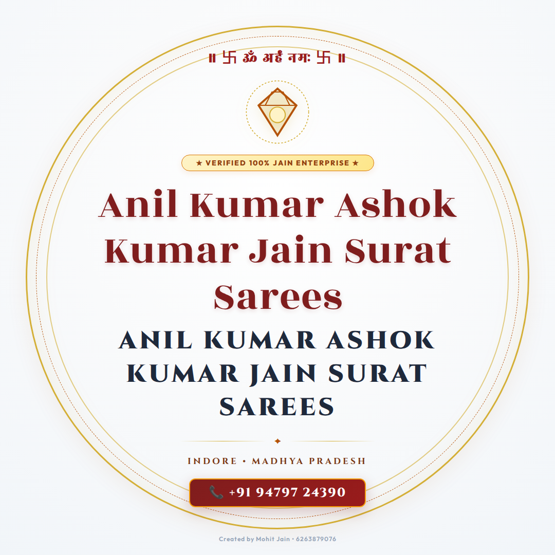 Anil Kumar Ashok Kumar Jain Surat Sarees