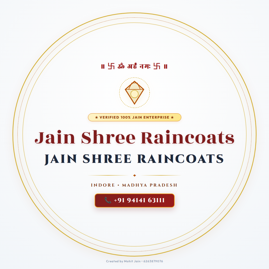 Jain Shree Raincoats