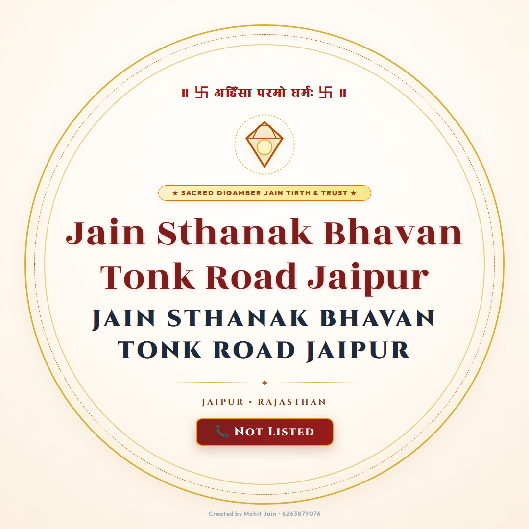Jain Sthanak Bhavan Tonk Road Jaipur (M45)